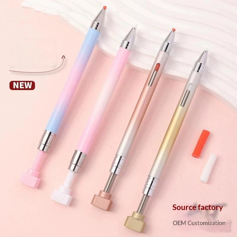 Contour Palette Stick - Gradient-Point-Drill-Wachsstift mit selbstklebendem rotierendem Nagelkunstwerkzeug, tragbarer