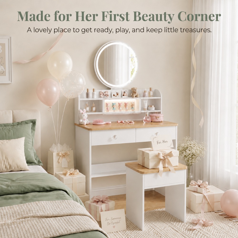 Perfektes Geschenk für Sie, Ru – Beauty Makeup Vanity Set Bewertung und Preis